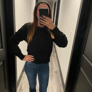 Elodie Bubble Sleeve Sweater